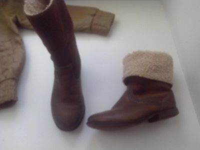 Лот: 9011143. Фото: 1. Кожаные сапожки Zara (Зара) разм... Сапоги