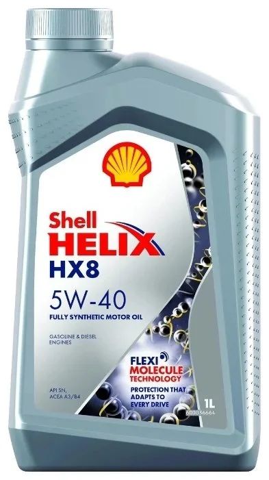 Лот: 16084903. Фото: 1. Масло Shell Helix НХ8 5/40 1л. Масла, жидкости
