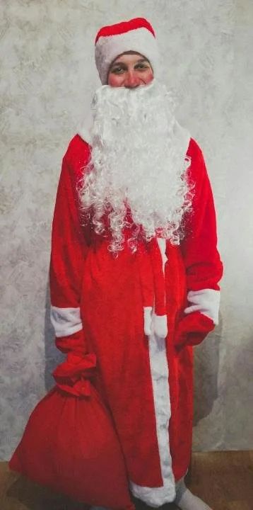 Лот: 16916345. Фото: 1. Новогодний костюм Дед Мороз Красный... Взрослые карнавальные костюмы