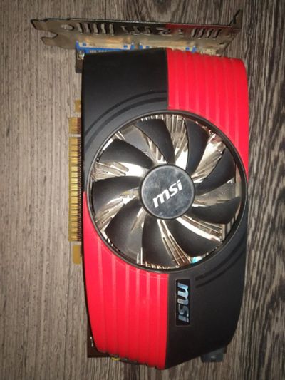 Лот: 17089624. Фото: 1. Видеокарта MSI N550GTX-Ti 1GB... Видеокарты