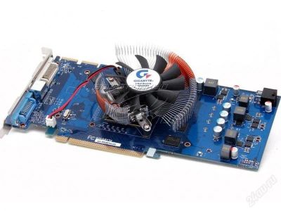Лот: 1139380. Фото: 1. GIGABYTE Radeon HD 3870 512mb... Видеокарты