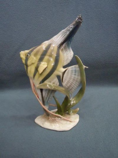 Лот: 25797113. Фото: 1. Статуэтка рыбы "Скалярия" Rosenthal... Фарфор, керамика