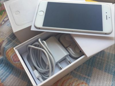 Лот: 8496271. Фото: 1. Apple iPhone 6 128GB Silver в... Смартфоны