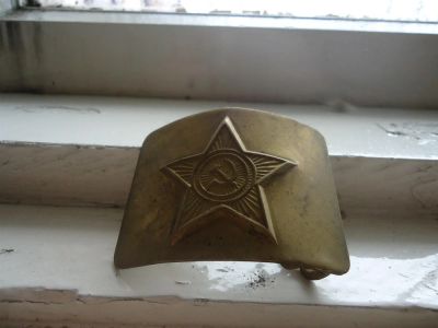 Лот: 3358927. Фото: 1. Пряжка салдатская. Другое (антиквариат)
