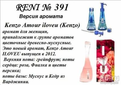 Лот: 8173033. Фото: 1. Аромат по мотивам Kenzo Amour... Женская парфюмерия