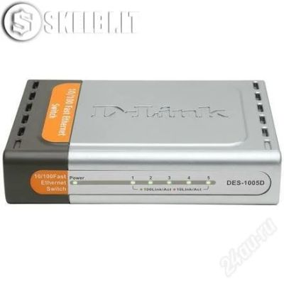 Лот: 772310. Фото: 1. Коммутатор D-Link DES-1005D/RU... Маршрутизаторы (роутеры)