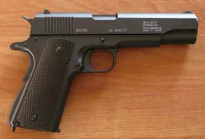 Лот: 4088455. Фото: 1. Gletcher CLT 1911. Пневматическое оружие