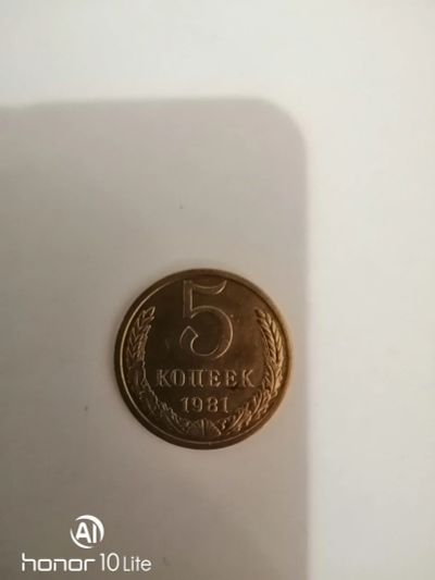 Лот: 15279781. Фото: 1. 5 коп 1981. Россия и СССР 1917-1991 года