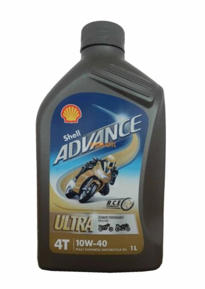 Лот: 4743447. Фото: 1. SHELL Advance Ultra 10W40,1л. Масла, жидкости