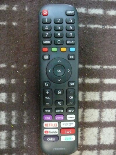 Лот: 22394133. Фото: 1. пульт Hisense из комплекта телевизора. Пульты ДУ