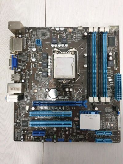 Лот: 20303255. Фото: 1. Материнская плата ASUS P8H61-M2... Материнские платы