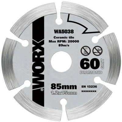 Лот: 24296491. Фото: 1. Пильный диск алмазный WORX WA5038... Расходные материалы, сменные насадки
