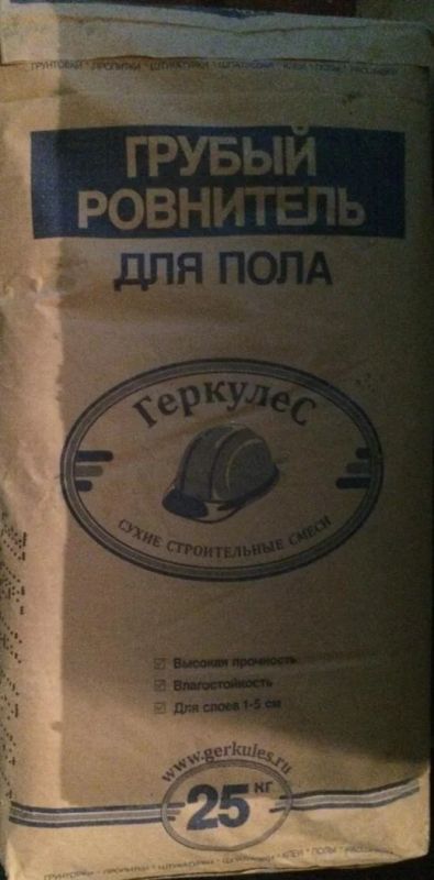 Лот: 4443575. Фото: 1. Геркулес грубый ровнитель для... Смеси, шпатлевки, цемент