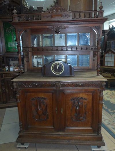 Лот: 6802171. Фото: 1. Горка-комод, фламандский стиль... Мебель