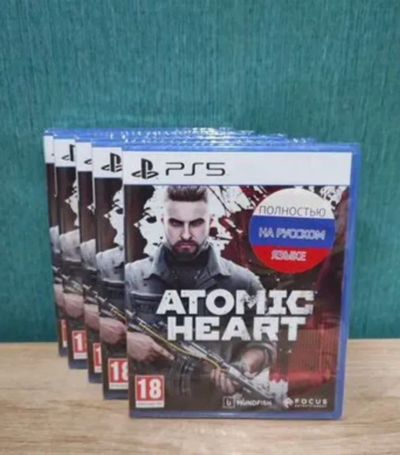 Лот: 20006538. Фото: 1. Игра PS5 Atomic Heart новый, в... Игры для консолей