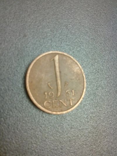 Лот: 8125747. Фото: 1. 1 цент 1961 год Нидерланды 1 cent... Европа