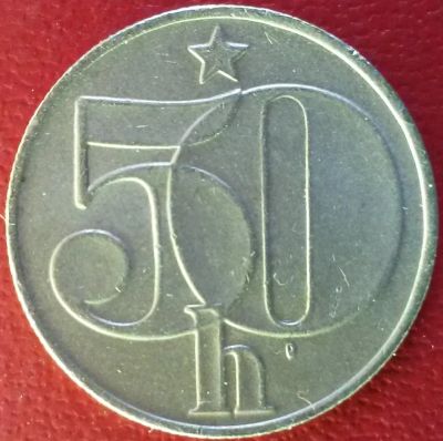 Лот: 7081434. Фото: 1. Чехословакия 50 геллеров 1989... Европа