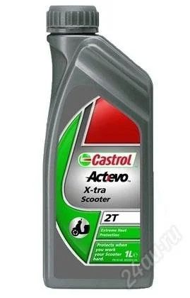Лот: 2086586. Фото: 1. Castrol Act Evo 2T X-tra Scooter... Масла, жидкости