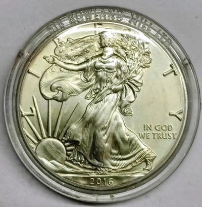 Лот: 25896139. Фото: 1. США 1 доллар 2016 год, Шагающая... Америка