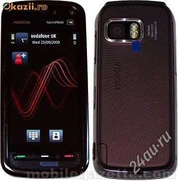 Лот: 1518514. Фото: 1. Nokia 5800 Xpress Music Red оригинал... Смартфоны