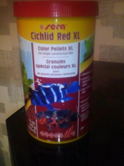 Лот: 12107013. Фото: 1. Корм для рыб - SERA Cichlid Red... Корма