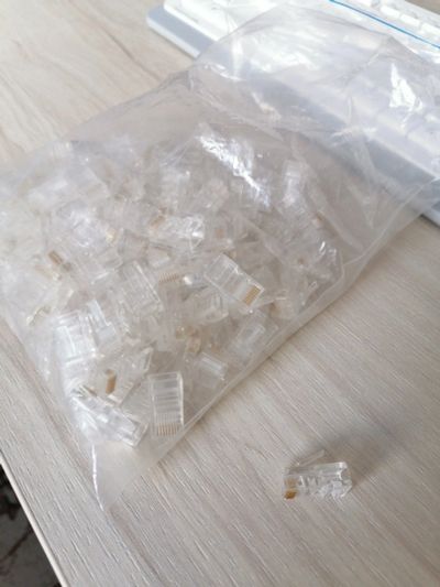 Лот: 17194968. Фото: 1. Коннекторы RJ-45. Сетевые кабели