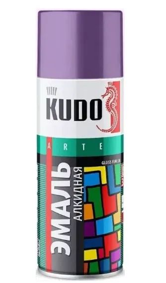 Лот: 22938261. Фото: 1. Эмаль Kudo KU-1015 аэрозольная... Краски, лаки, растворитель