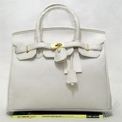 Лот: 1895511. Фото: 1. Сумка HERMES, белая, новая, в... Сумки