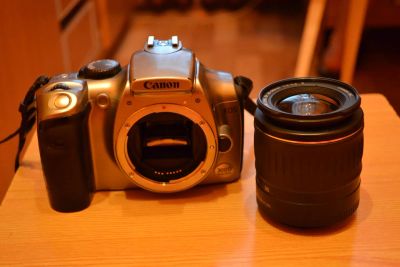 Лот: 6629741. Фото: 1. Зеркальная камера CANON EOS 300D. Цифровые зеркальные