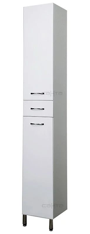 Лот: 7108649. Фото: 1. Пенал санта 300 б/к с ящиком. Мебель для ванной комнаты