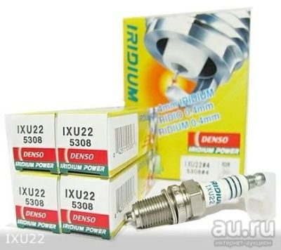 Лот: 17645690. Фото: 1. Свеча зажигания IXU22 DENSO. Расходные материалы
