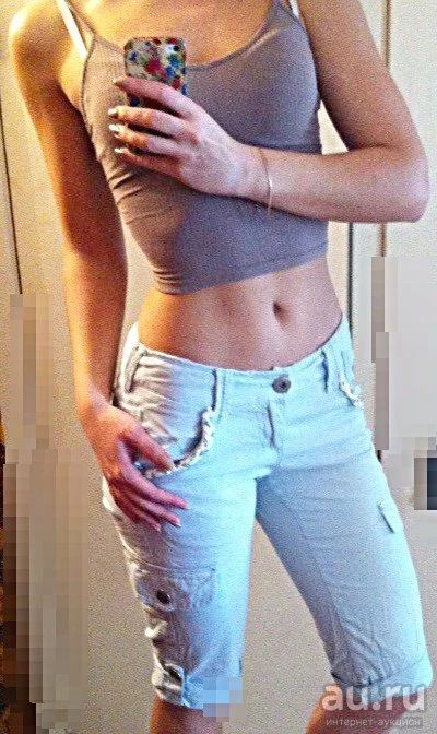 Лот: 9132904. Фото: 1. Бриджи джинсовые. Брюки, шорты