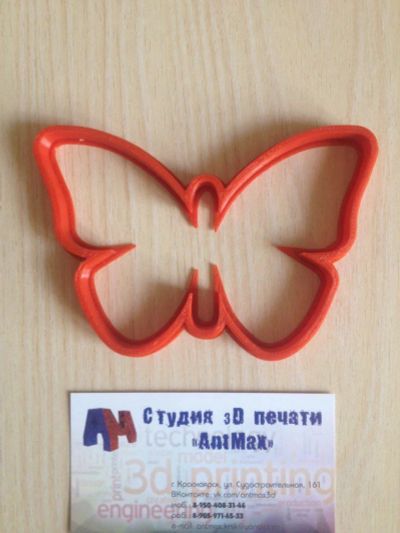 Лот: 9457629. Фото: 1. Формочка для печенья "Бабочка". Формы для запекания, выпечки