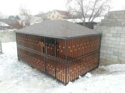 Лот: 15015770. Фото: 1. Будка Для собаки ковка ворота... Собаки, щенки