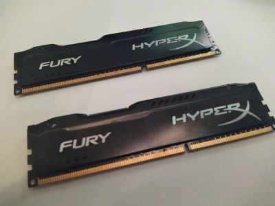 Лот: 17091363. Фото: 1. Kingston HyperX FURY Black Series... Оперативная память