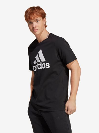Лот: 23494700. Фото: 1. Футболка мужская adidas, Черный. Другое (спортивная одежда)
