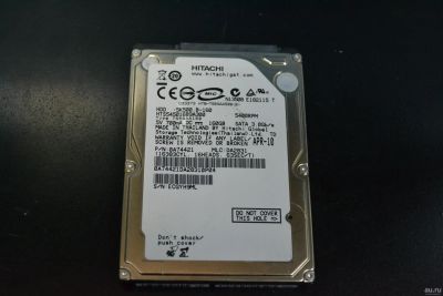 Лот: 15930025. Фото: 1. Жесткий жёсткий диск в ноутбук... Жёсткие диски (HDD)