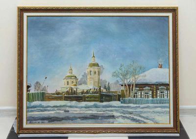 Лот: 19414063. Фото: 1. Картина маслом. Картины, гравюры