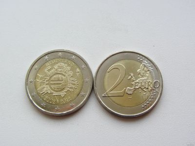 Лот: 13513239. Фото: 1. Нидерланды 2 евро 2012 " 10 лет... Европа