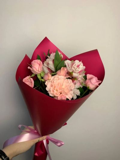 Лот: 25373565. Фото: 1. 7. Букет-комплимент. Свежие цветы