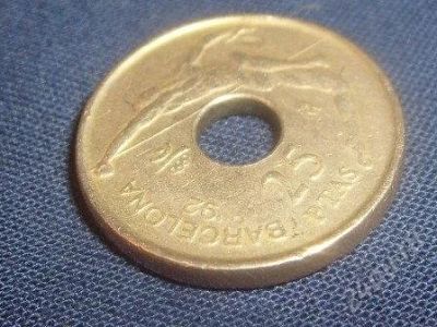Лот: 1996724. Фото: 1. Монета Испании Барселона, 1991... Европа