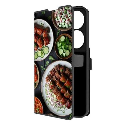 Лот: 25542775. Фото: 1. Чехол Krutoff Eco Book "Застолье... Чехлы, бамперы