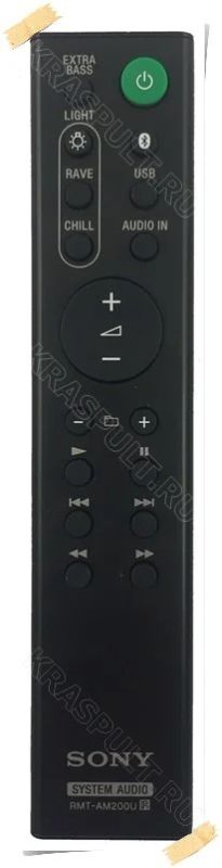 Лот: 15907380. Фото: 1. Пульт SONY RMT-AM200U, GTK-XB7. Пульты ДУ