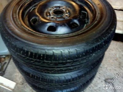 Лот: 5642602. Фото: 1. Резина Летняя Bridgestone и Диски... Шины на дисках