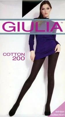 Лот: 3485725. Фото: 1. Колготки Giulia cotton 200. Колготки, чулки