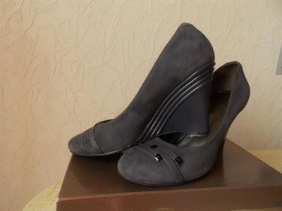 Лот: 3113912. Фото: 1. Туфли нат.замша. Туфли