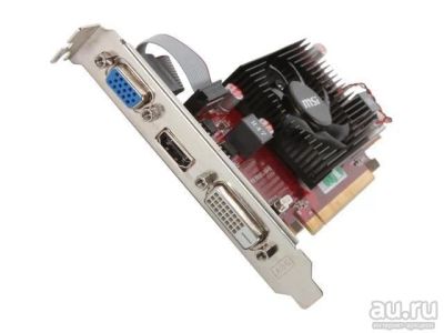 Лот: 12997240. Фото: 1. MSI Radeon HD6450 2GB DDR3 (R6450-MD2GD3... Видеокарты