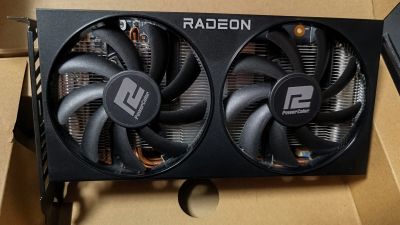 Лот: 20849045. Фото: 1. Видеокарта PowerColor AMD Radeon... Видеокарты