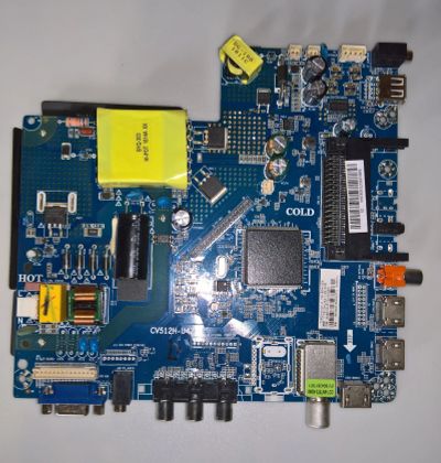 Лот: 20870858. Фото: 1. Main board cv512h-u42 7.t512hu421100... Запчасти для телевизоров, видеотехники, аудиотехники