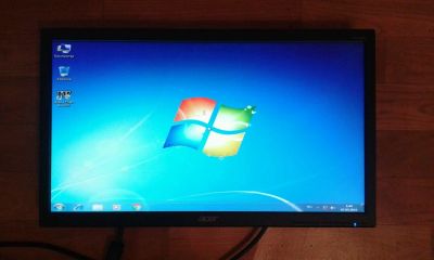 Лот: 7481890. Фото: 1. монитор Acer v206hql широкоформатный... ЖК-мониторы